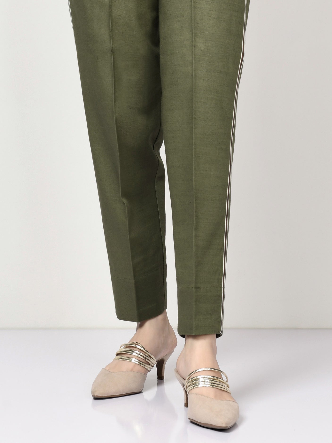 Limelight - Striped Khaddar Trouser