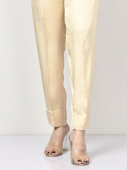 Limelight - Silk Straight Trouser - Skin