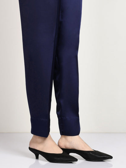 Limelight - Silk Straight Trouser - Royal Blue