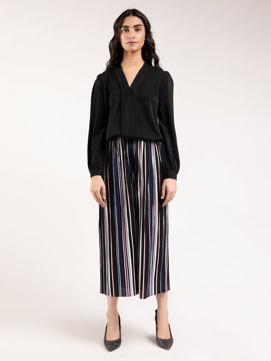 Limelight - Striped Culotte Pants