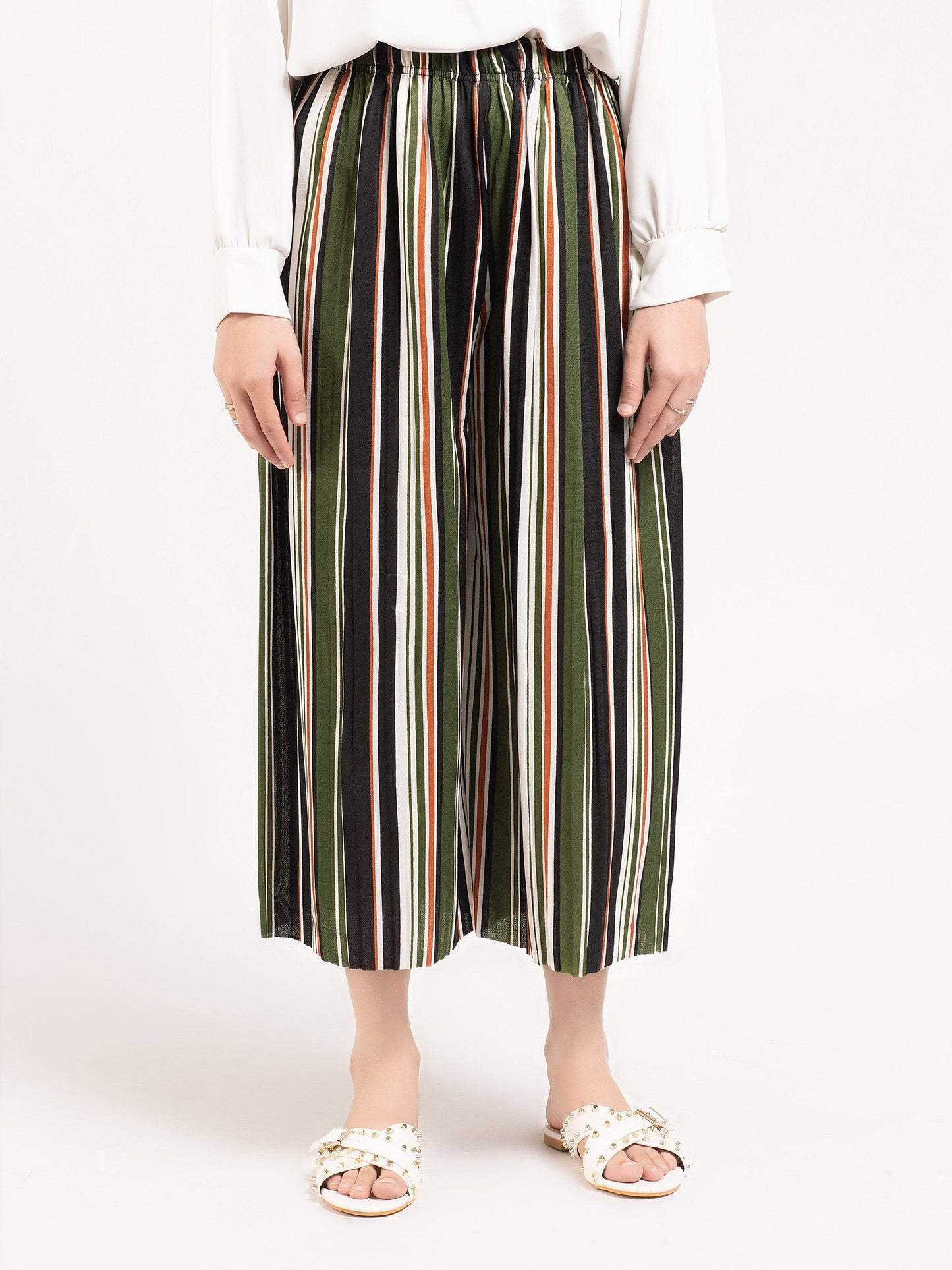 Limelight - Striped Culotte Pants