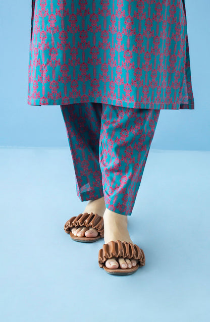 Orient - Stitched Bottoms 1 Piece Printed Cambric Trouser