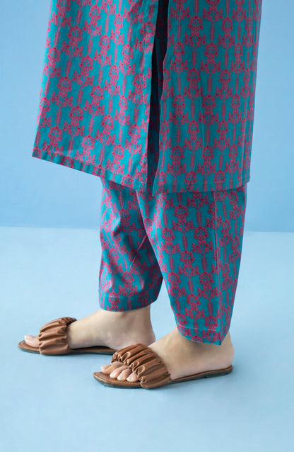 Orient - Stitched Bottoms 1 Piece Printed Cambric Trouser