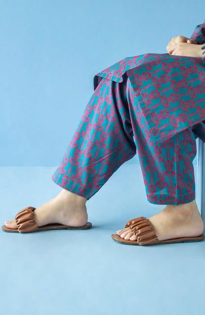 Orient - Stitched Bottoms 1 Piece Printed Cambric Trouser