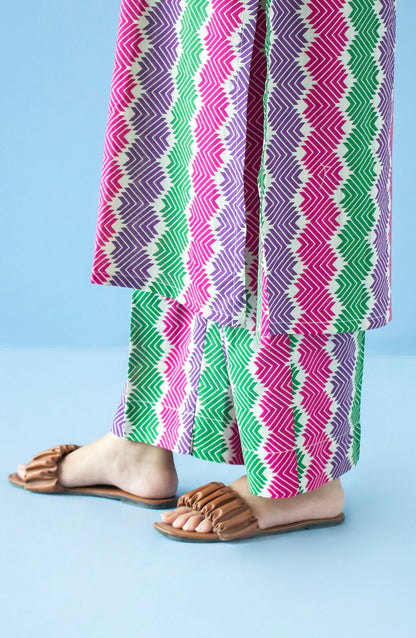 Orient - Stitched Bottoms 1 Piece Printed Cambric Trouser