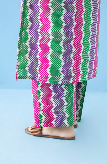 Orient - Stitched Bottoms 1 Piece Printed Cambric Trouser