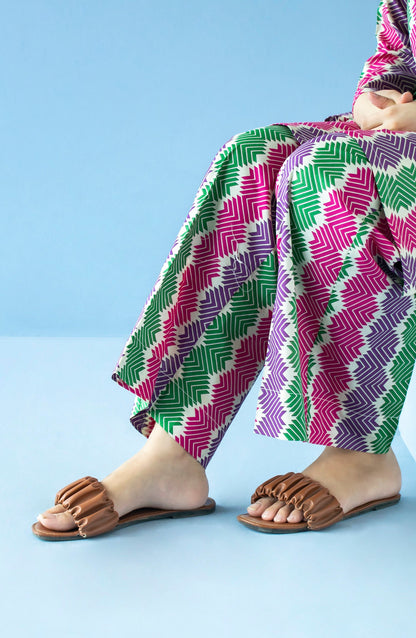 Orient - Stitched Bottoms 1 Piece Printed Cambric Trouser