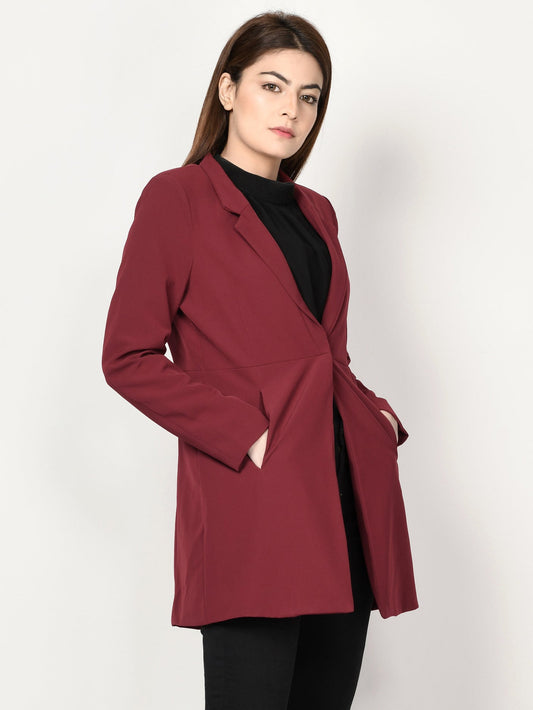 Limelight - Classic Coat - Maroon