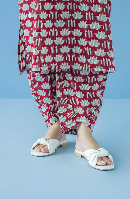 Orient - Stitched Bottoms 1 Piece Printed Cambric Trouser