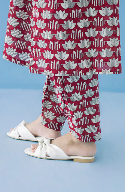 Orient - Stitched Bottoms 1 Piece Printed Cambric Trouser