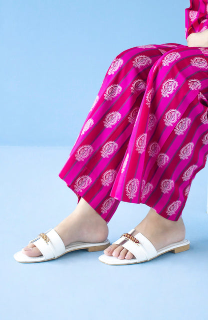 Orient - Stitched Bottoms 1 Piece Printed Cambric Trouser