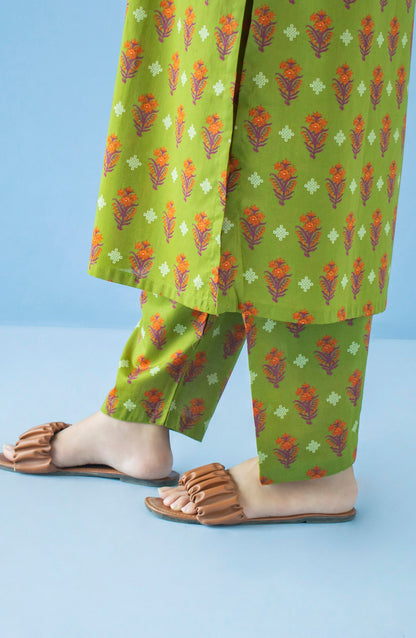 Orient - Stitched Bottoms 1 Piece Printed Cambric Trouser