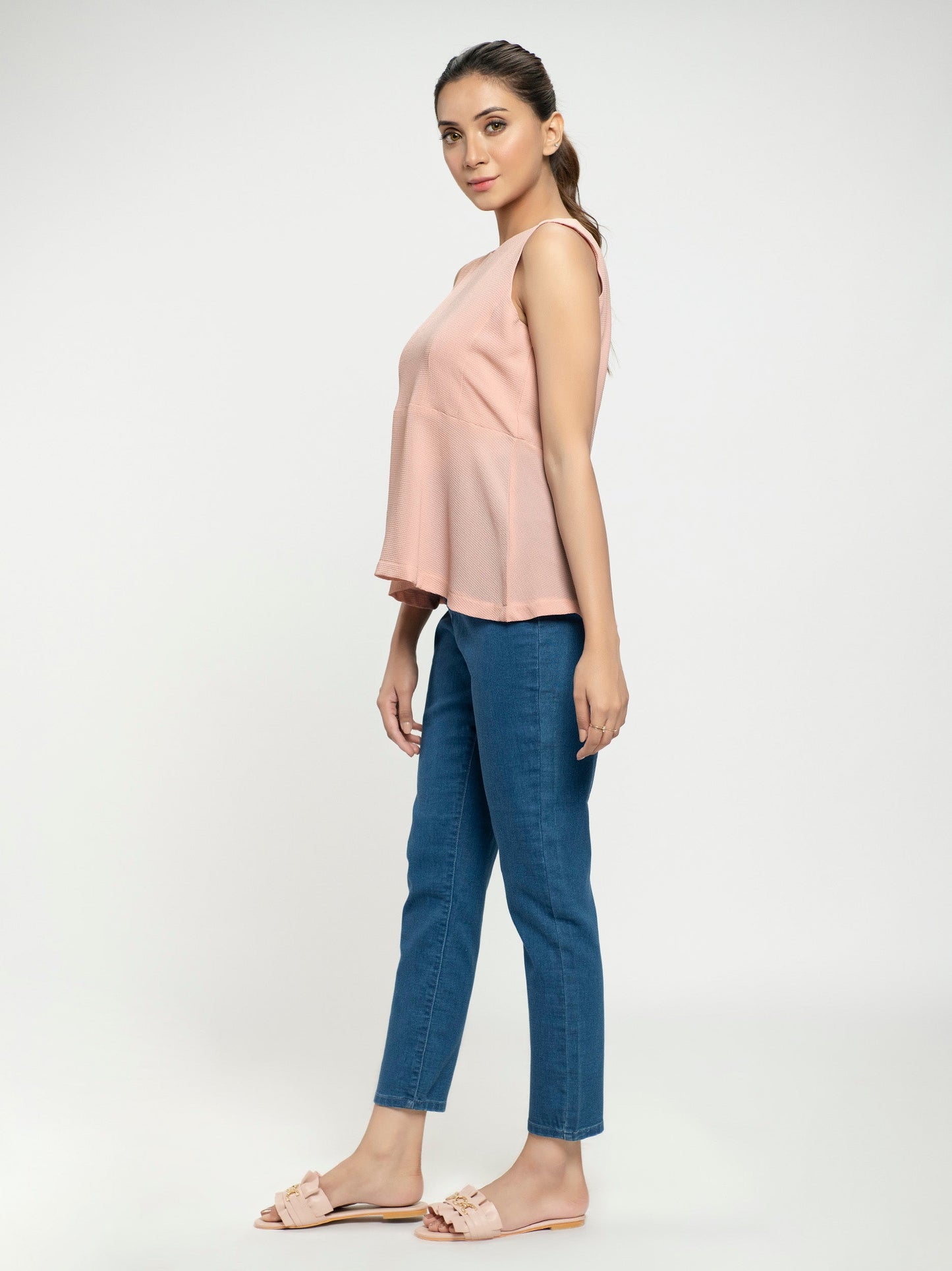 Limelight - Solid Chiffon Top