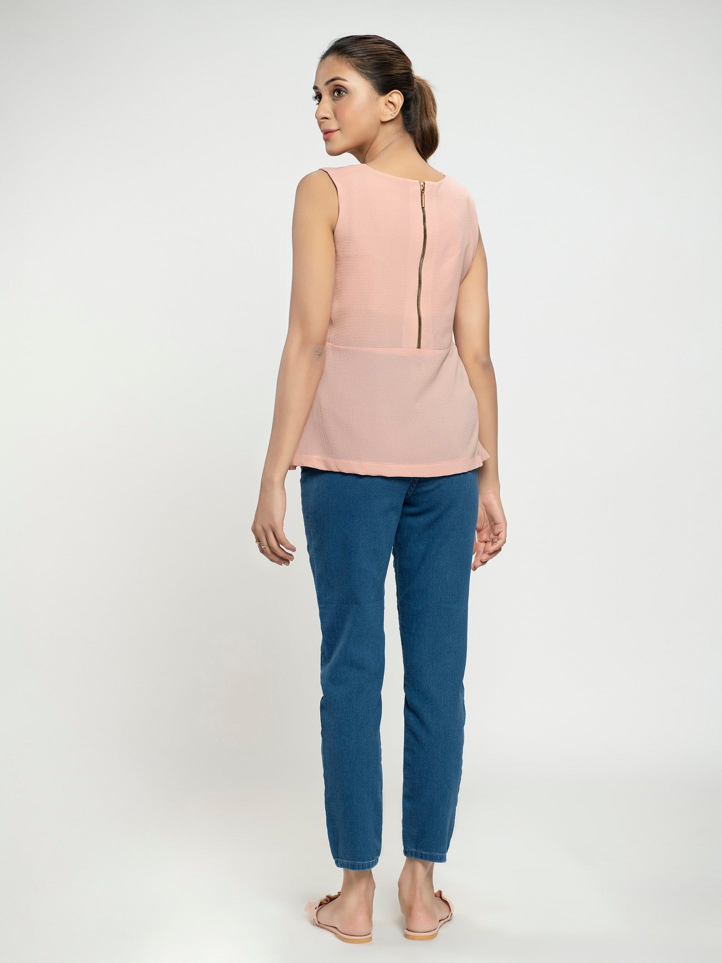 Limelight - Solid Chiffon Top