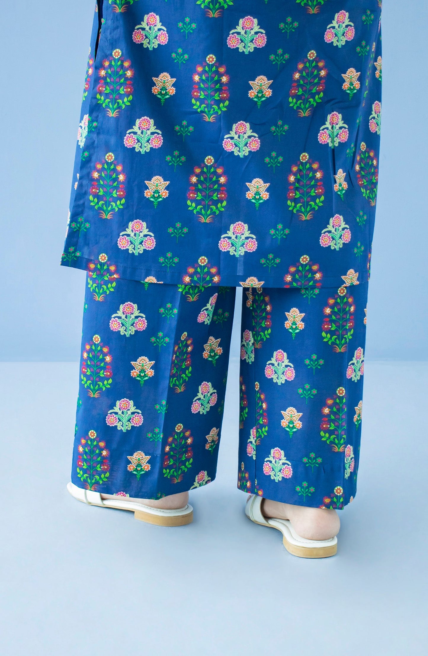 Orient - Stitched Bottoms 1 Piece Printed Cambric Trouser
