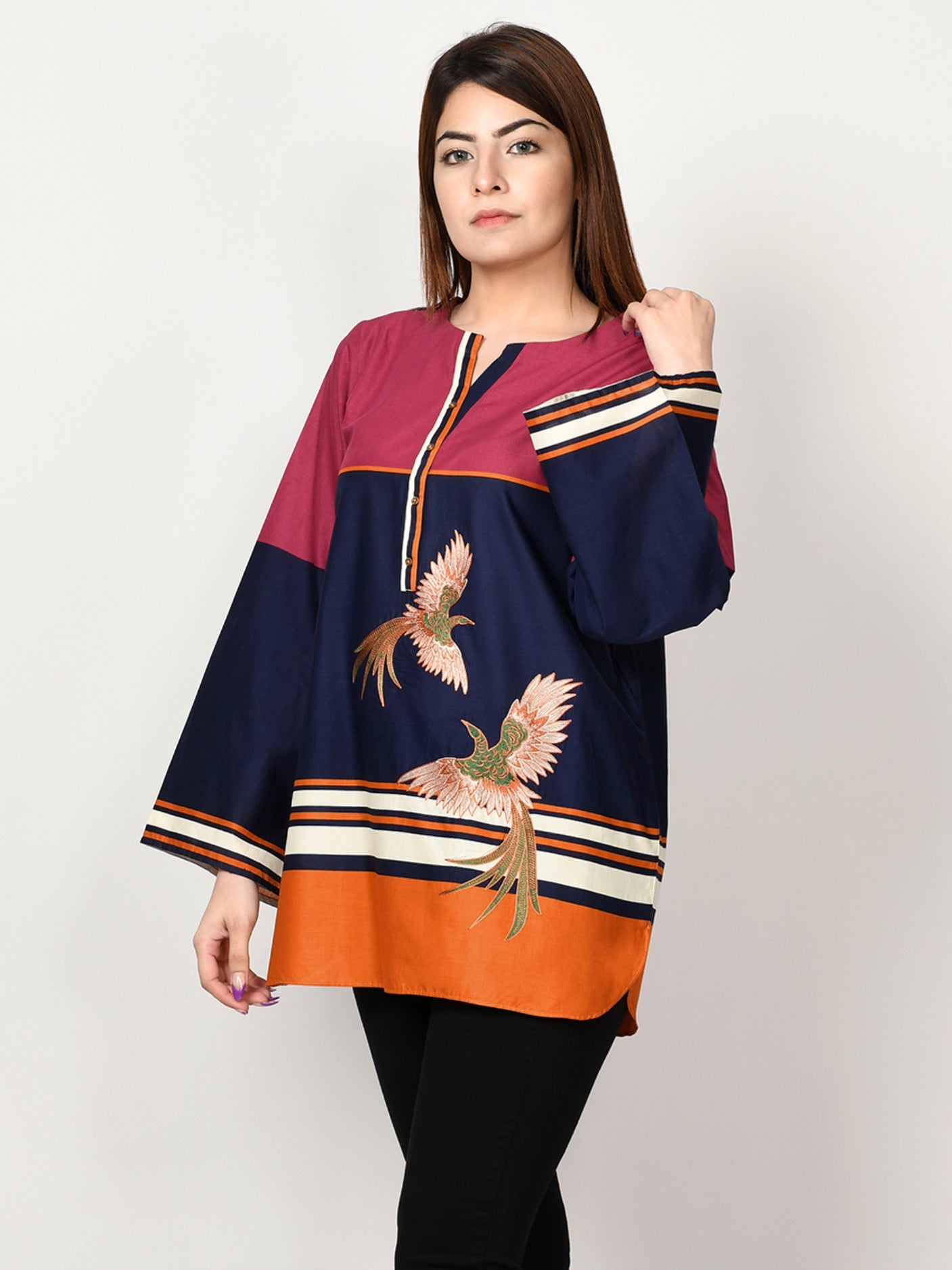 Limelight - Embroidered Top