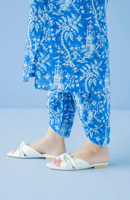 Orient - Stitched Bottoms 1 Piece Printed Cambric Trouser