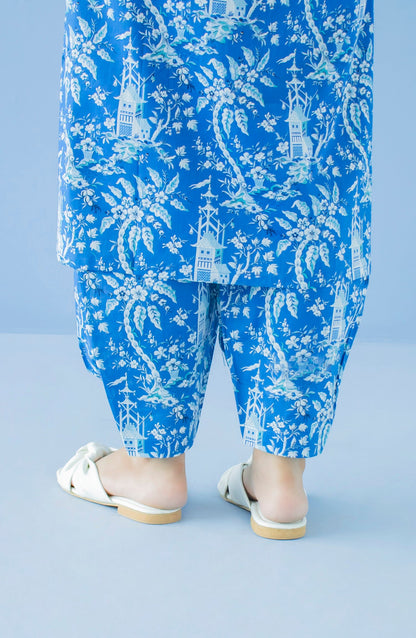 Orient - Stitched Bottoms 1 Piece Printed Cambric Trouser