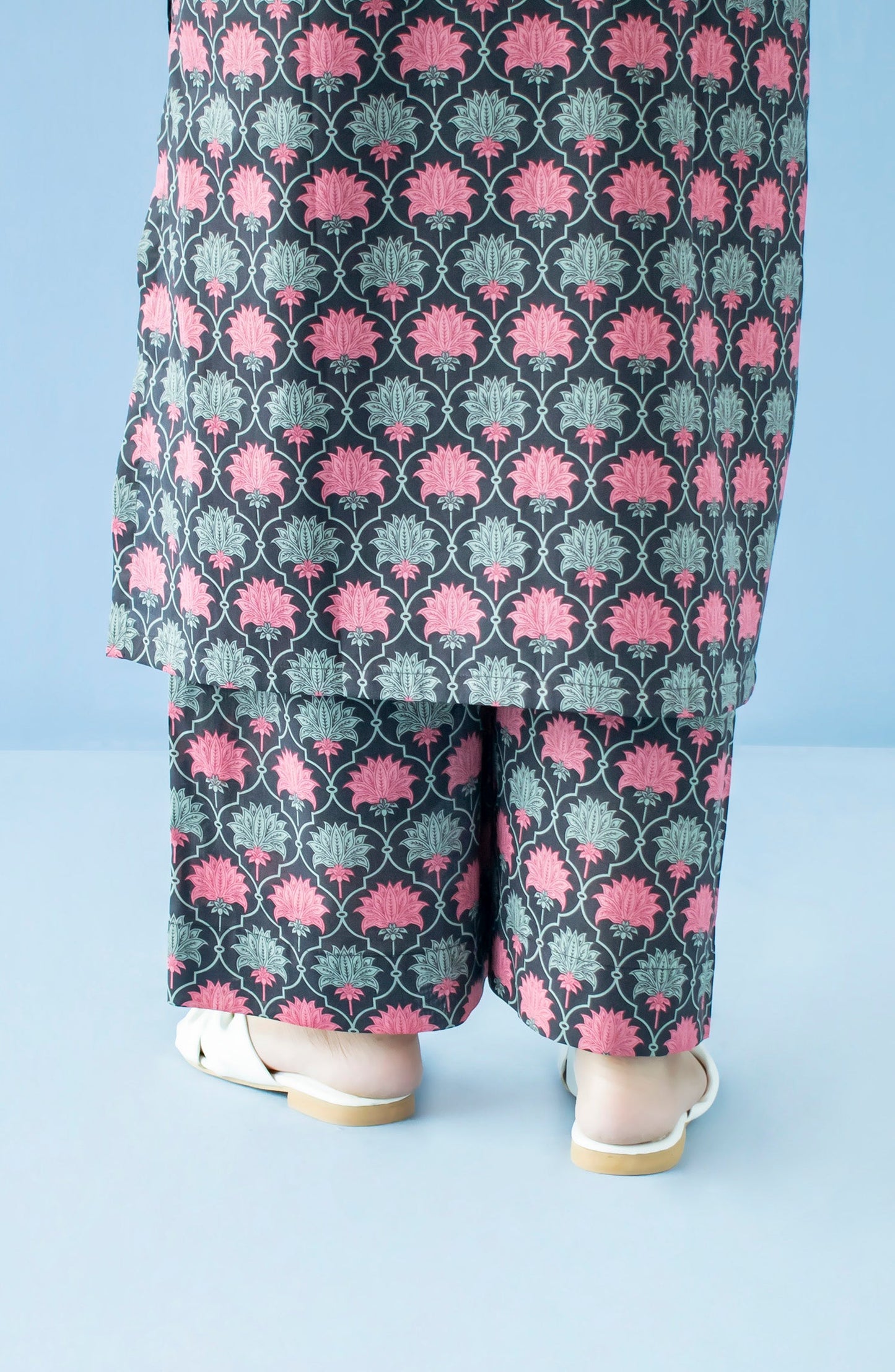 Orient - Stitched Bottoms 1 Piece Printed Cambric Trouser