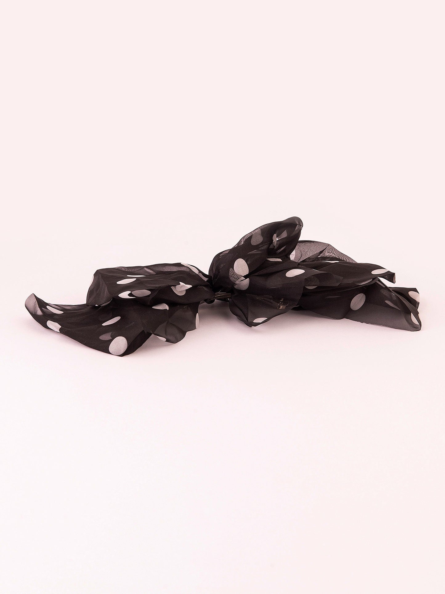 Limelight - Printed Bow Barrette Clip