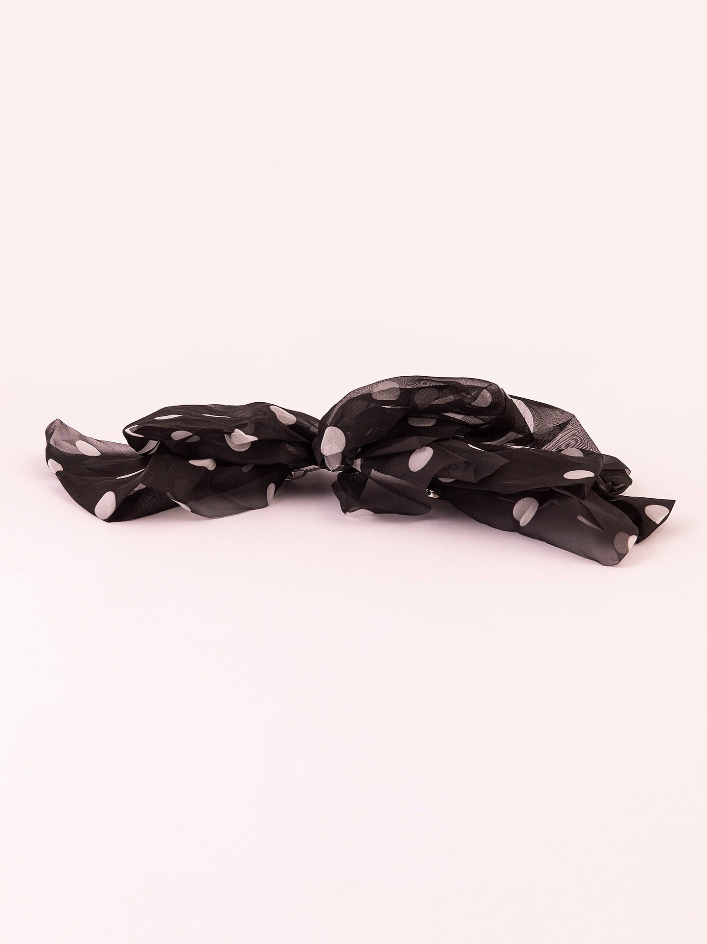 Limelight - Printed Bow Barrette Clip