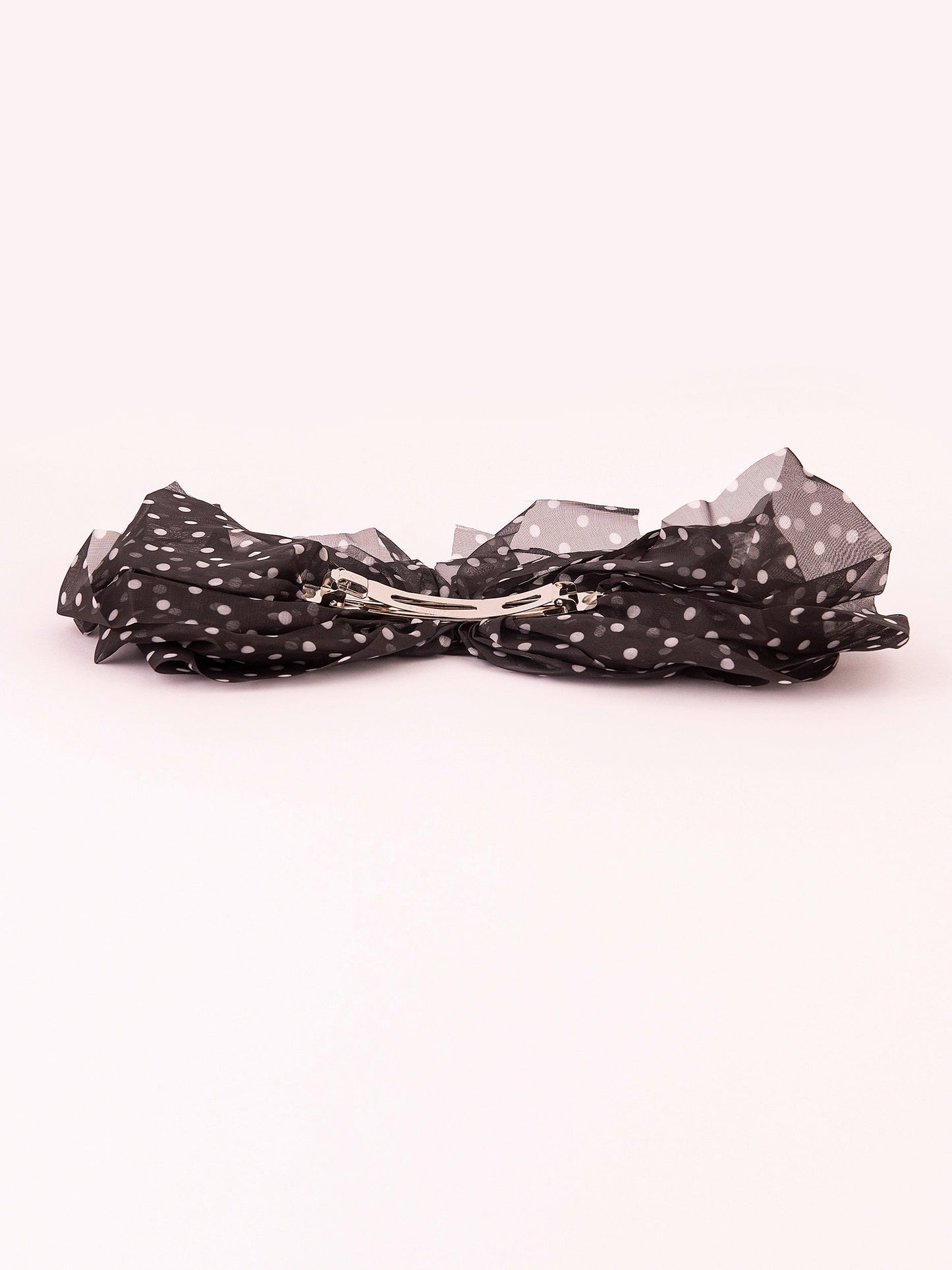 Limelight - Printed Bow Barrette Clip