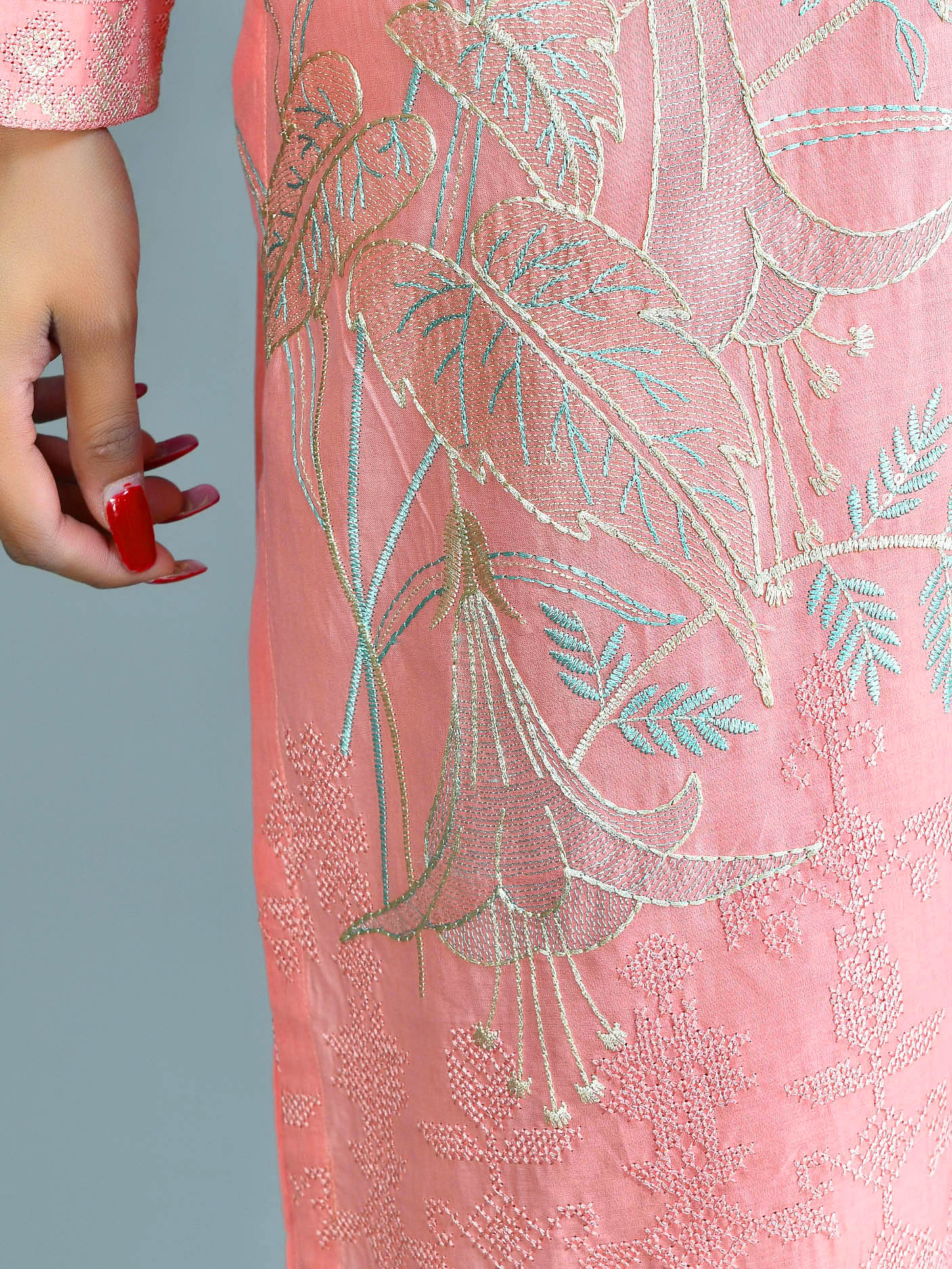 Limelight - Embroidered Lawn Suit