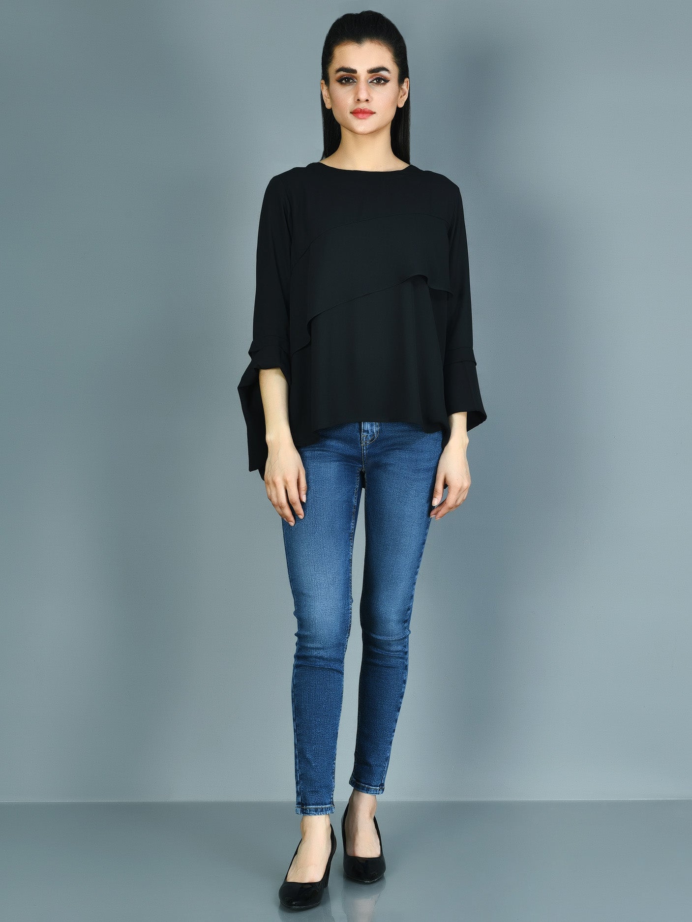 Limelight - Ruffled Top