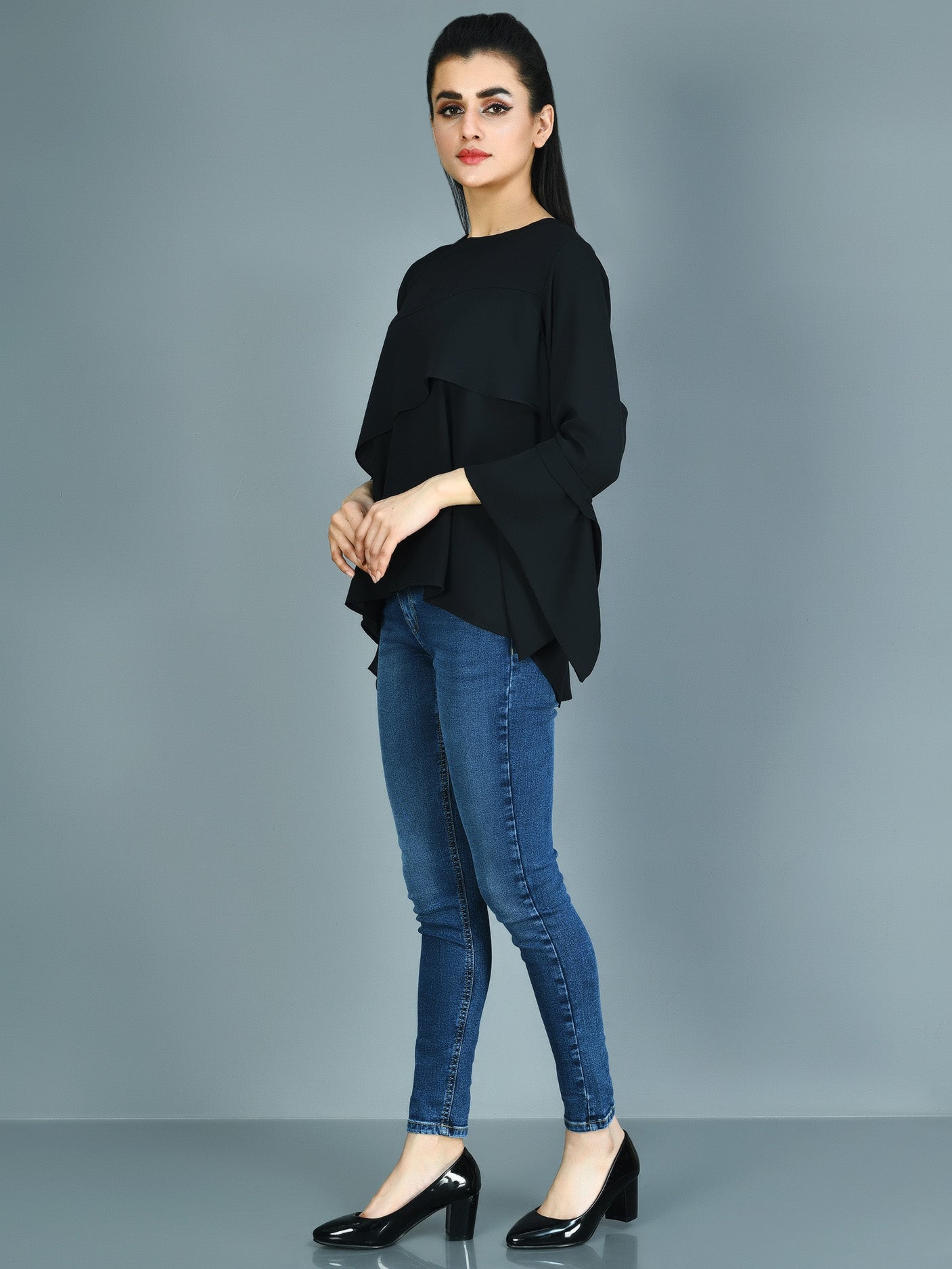 Limelight - Ruffled Top