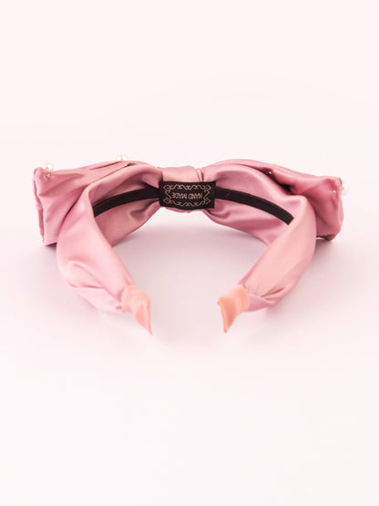 Limelight - Bow Pearl Embellished Hairband