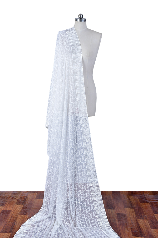 Adan's Libas - Cernwal - Chikankeri Chiffon Dupatta