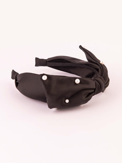 Limelight - Bow Pearl Embellished Hairband