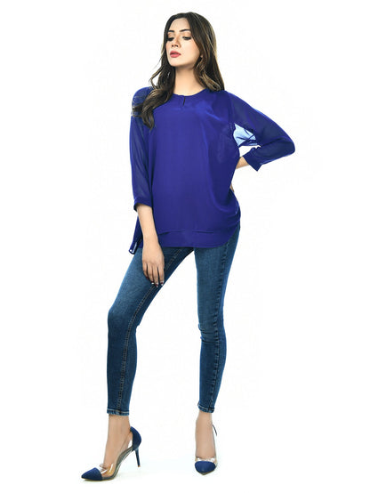 Limelight - Plain Chiffon Top