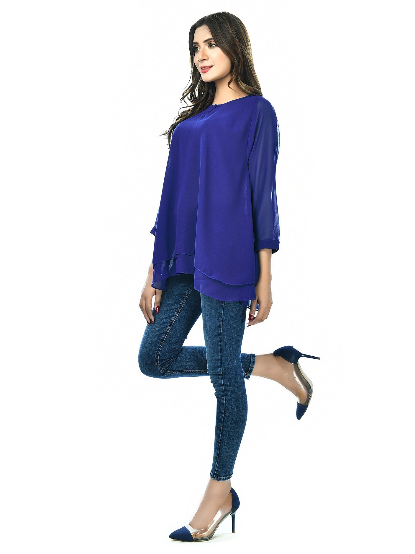Limelight - Plain Chiffon Top