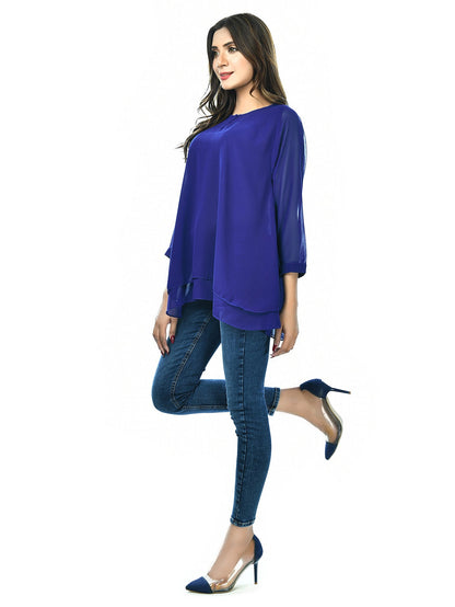 Limelight - Plain Chiffon Top