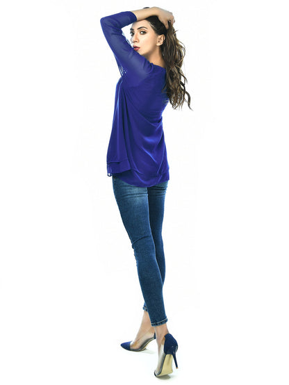 Limelight - Plain Chiffon Top