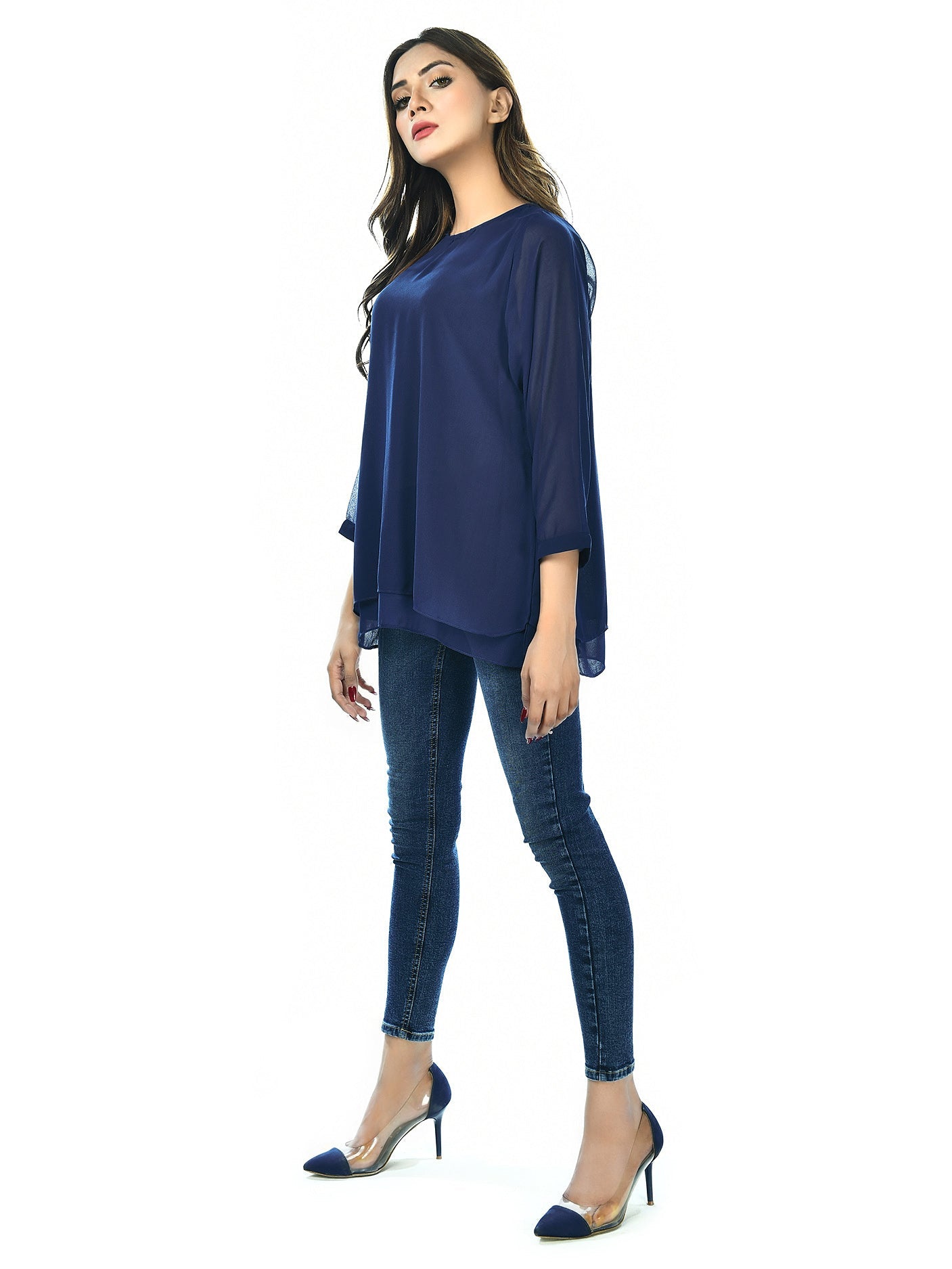 Limelight - Plain Chiffon Top