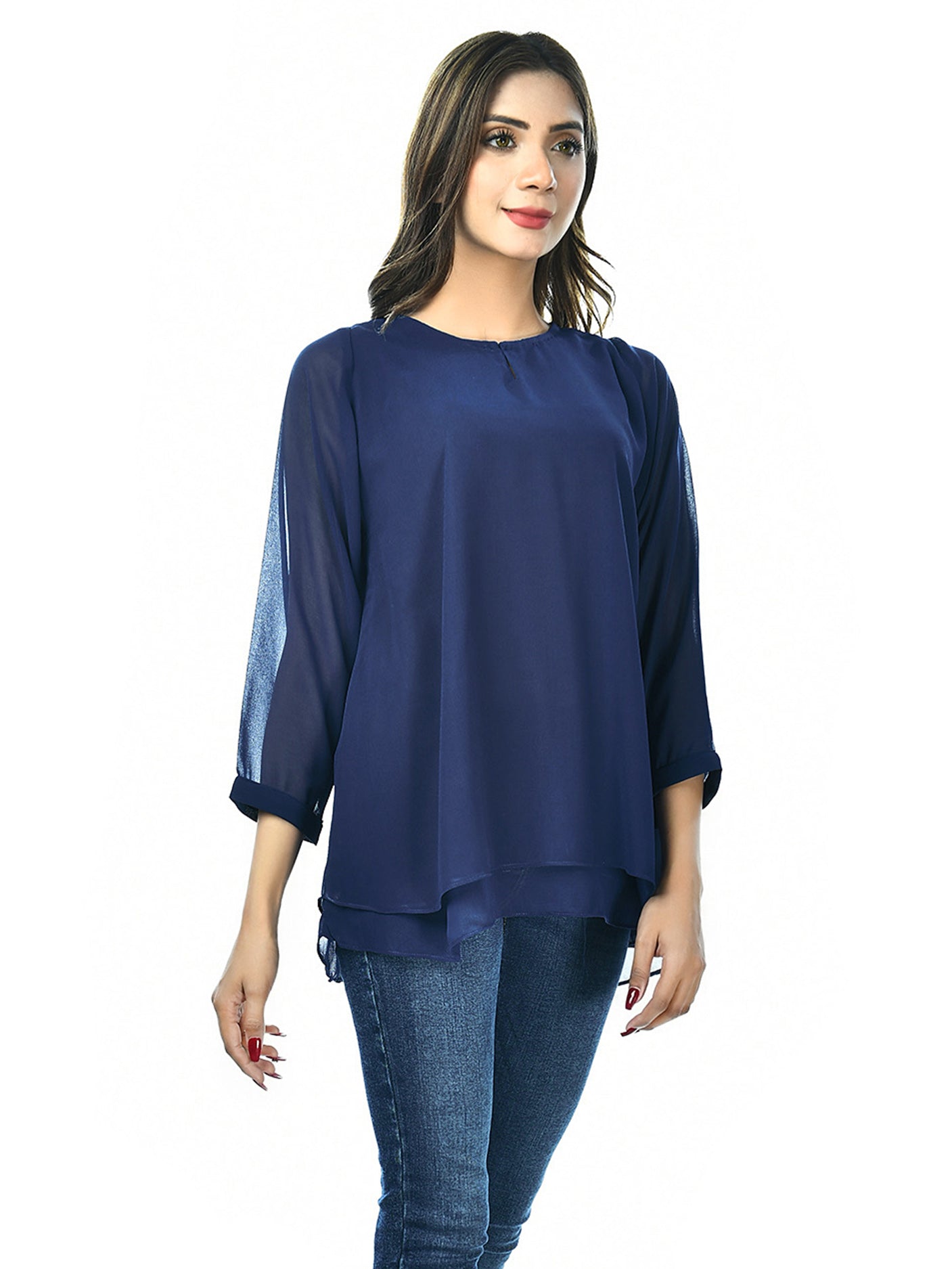 Limelight - Plain Chiffon Top