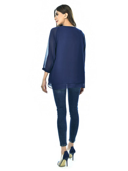 Limelight - Plain Chiffon Top