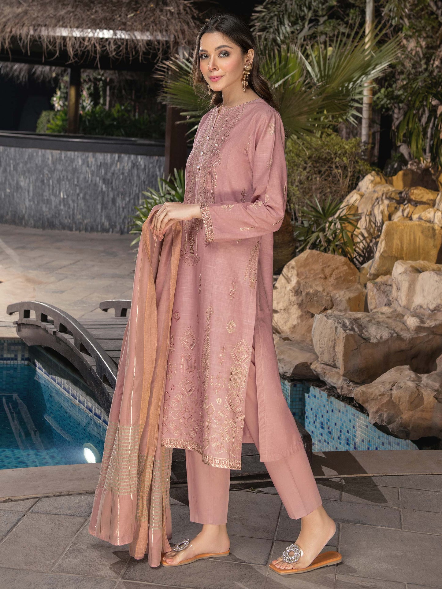 Limelight - 2 Piece Lawn Suit-Embroidered (Unstitched)