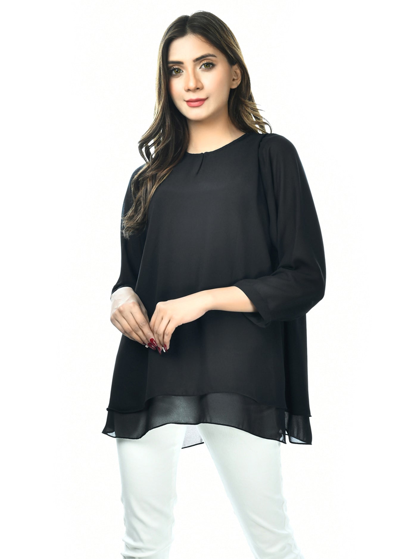 Limelight - Plain Chiffon Top