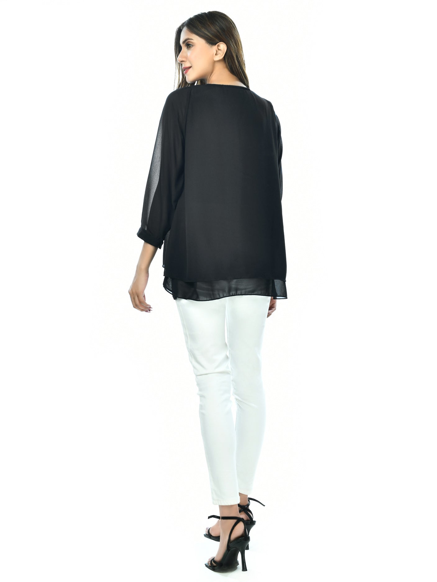 Limelight - Plain Chiffon Top