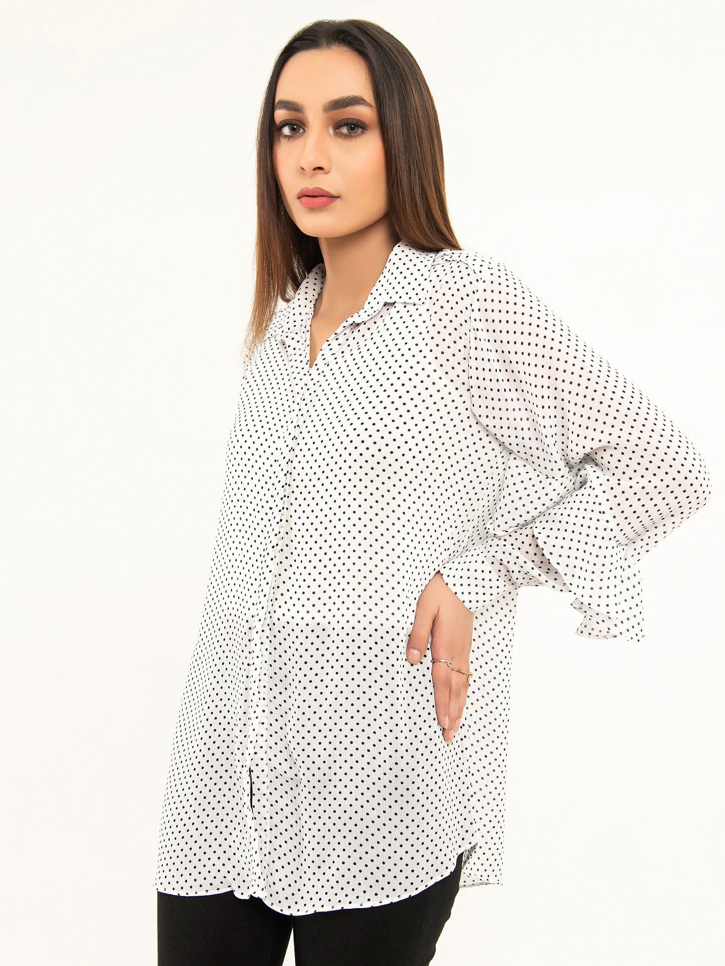 Limelight - Printed Chiffon Top