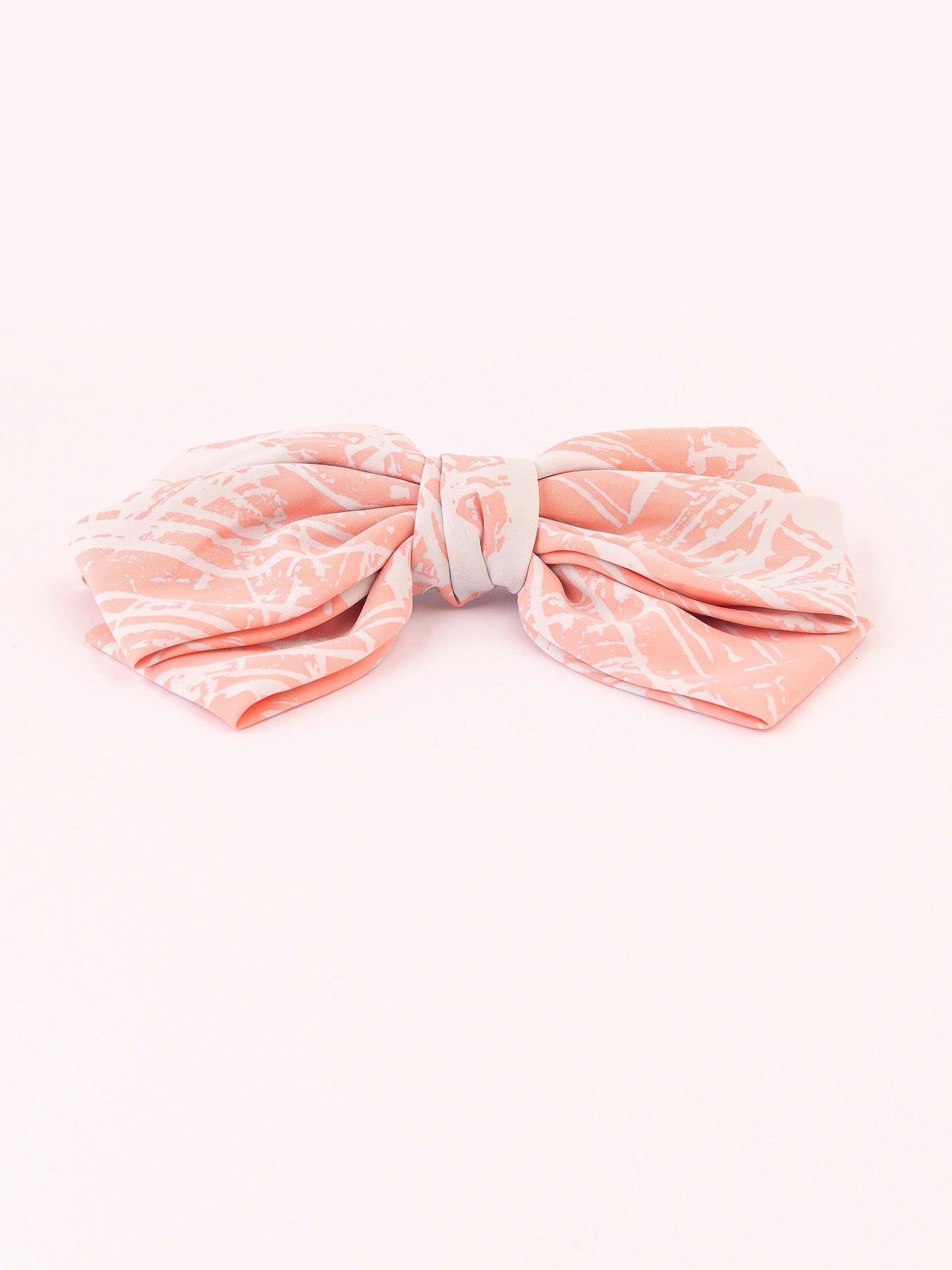 Limelight - Printed Bow Barrette Clip