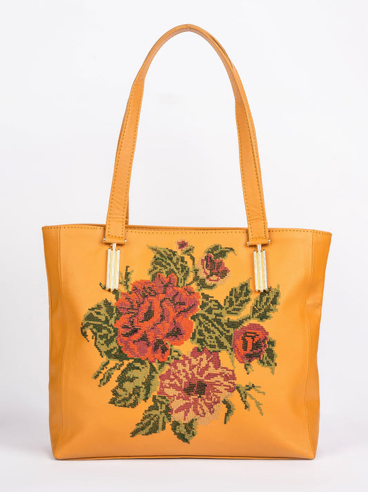 Embroidered Tote Bag