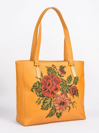 Embroidered Tote Bag