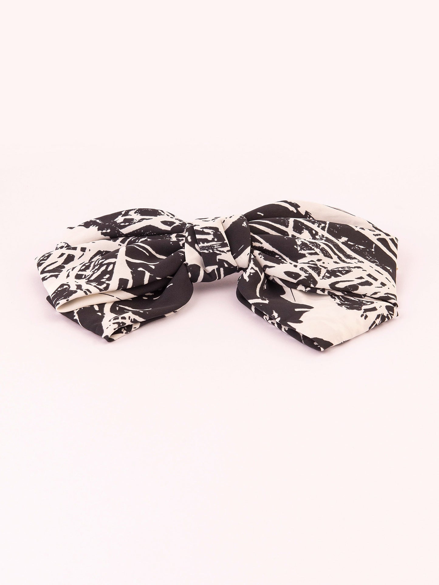 Limelight - Printed Bow Barrette Clip