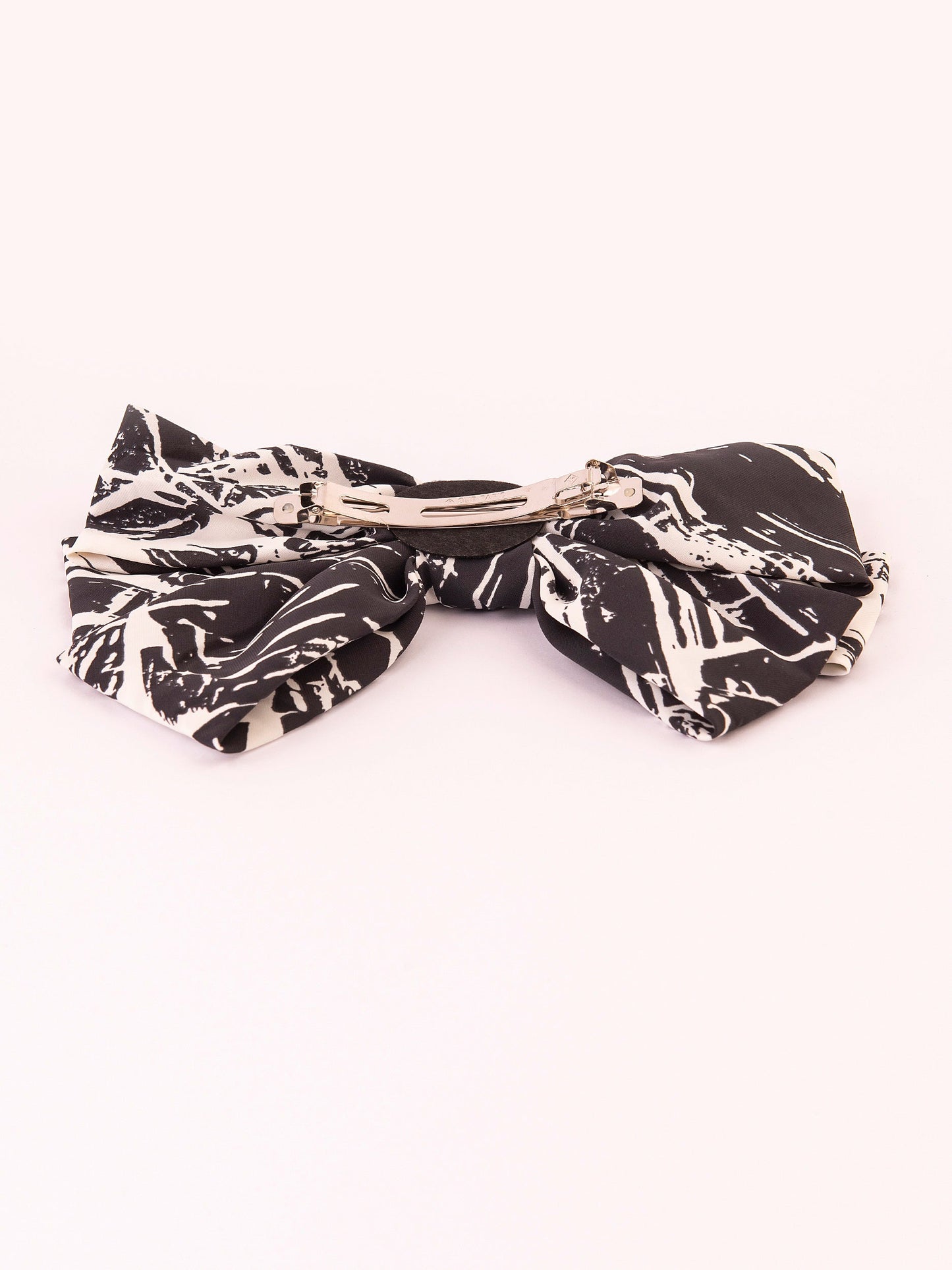 Limelight - Printed Bow Barrette Clip