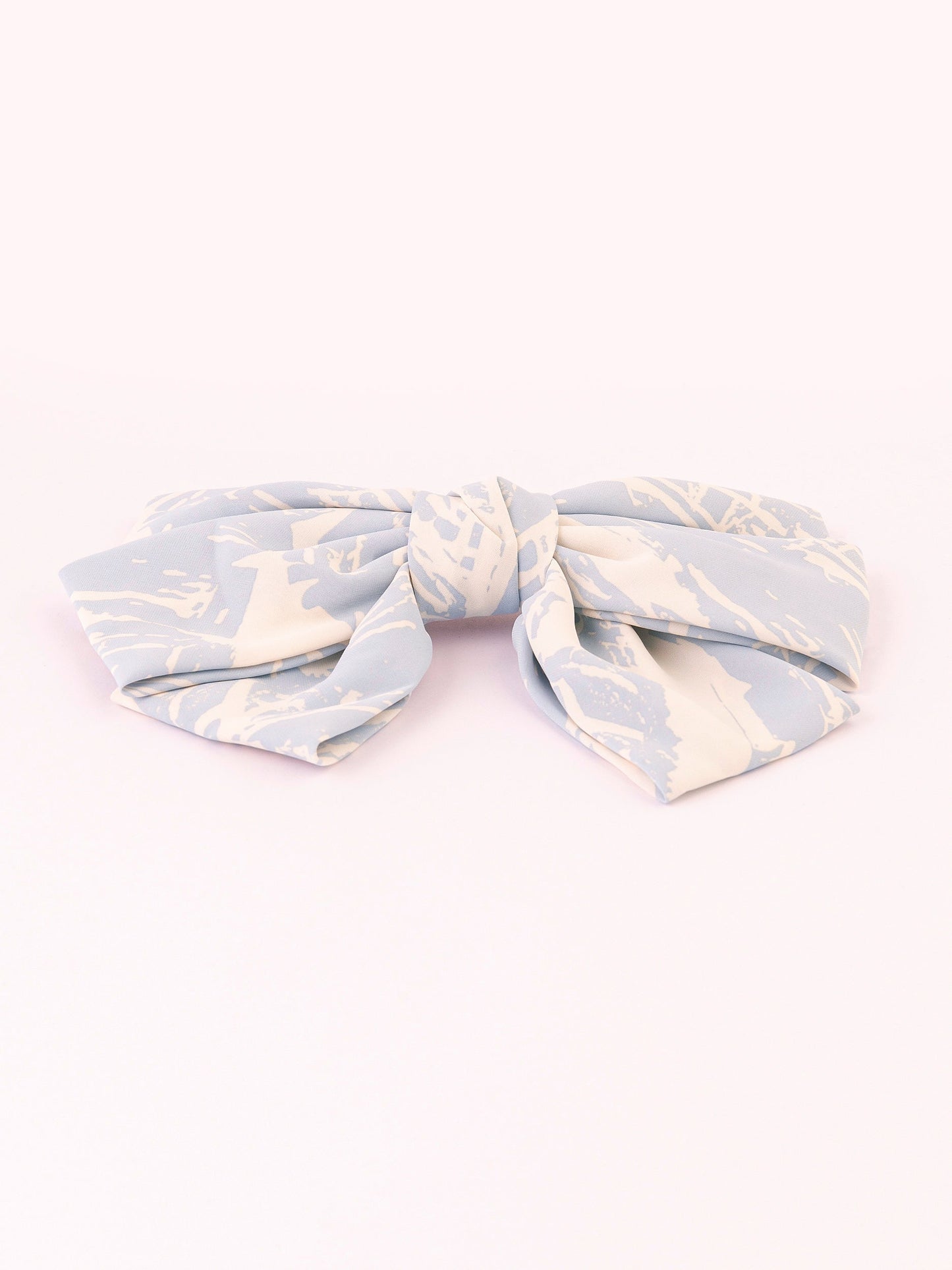 Limelight - Printed Bow Barrette Clip