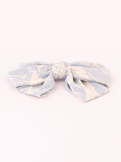 Limelight - Printed Bow Barrette Clip